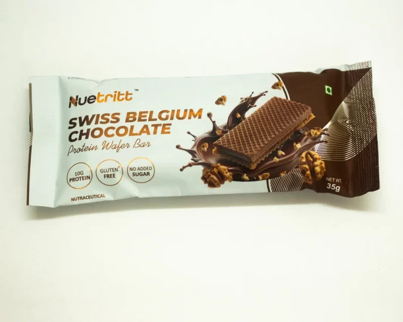 Swiss Belgium Chocolate Protein Wafer Bar (Pack of 3) - Image 3